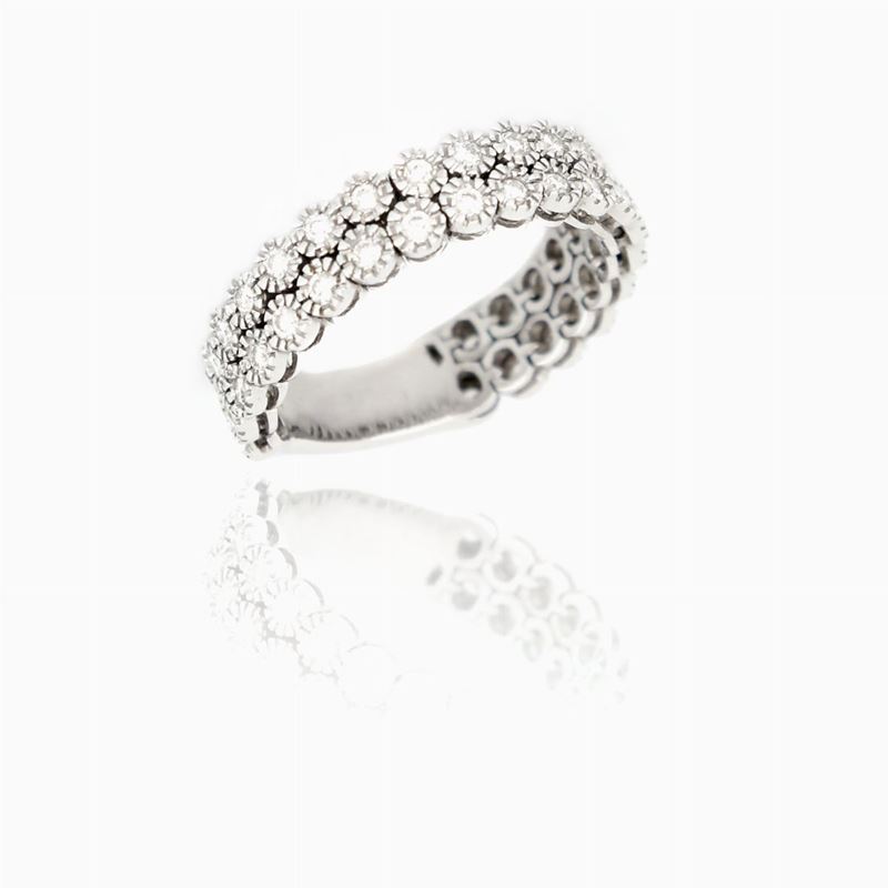 Anello Morbido con Diamanti