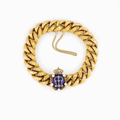 Bracciale Antico con Monogramma Regina Margherita