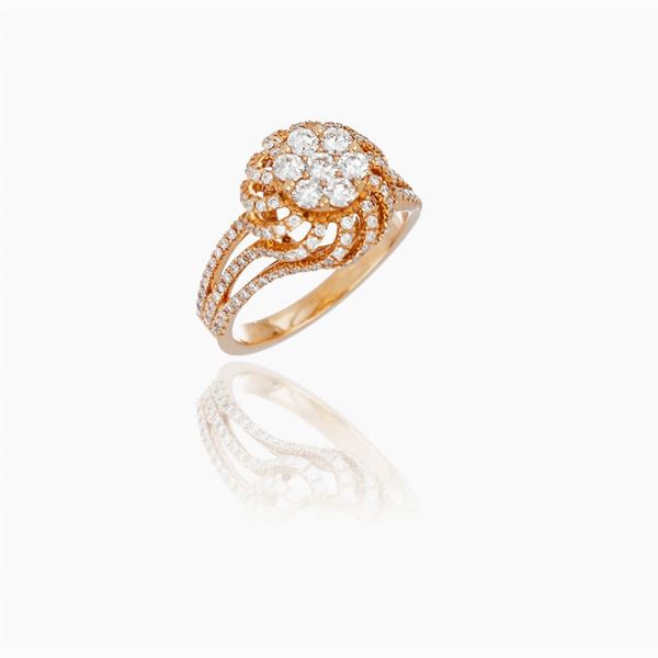 Anello con diamanti