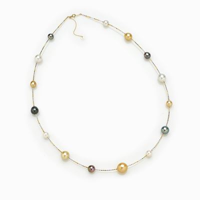 Collana Perle e Oro