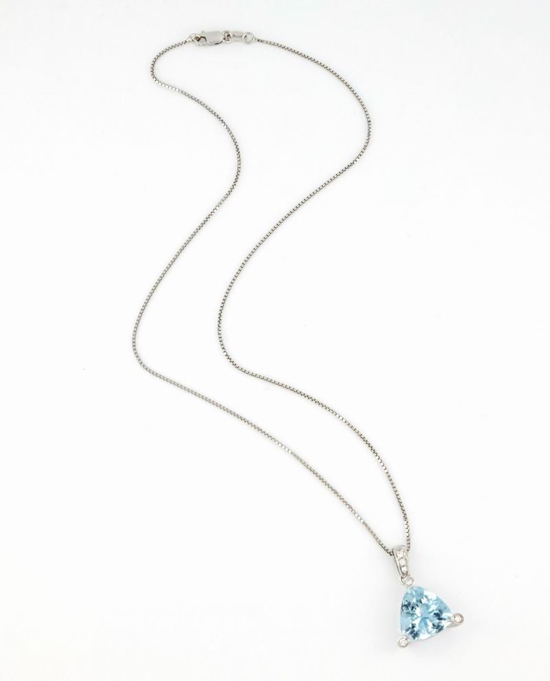 Collana con Acquamarina