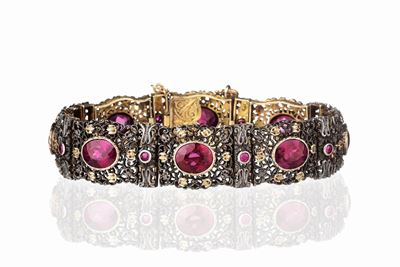 Bracciale Ramage con Granati Rodolite