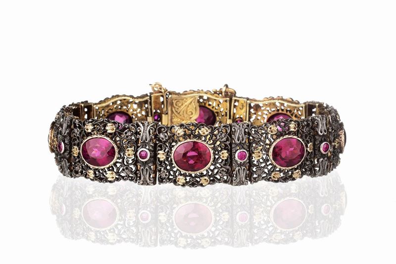 Bracciale Ramage con Granati Rodolite
