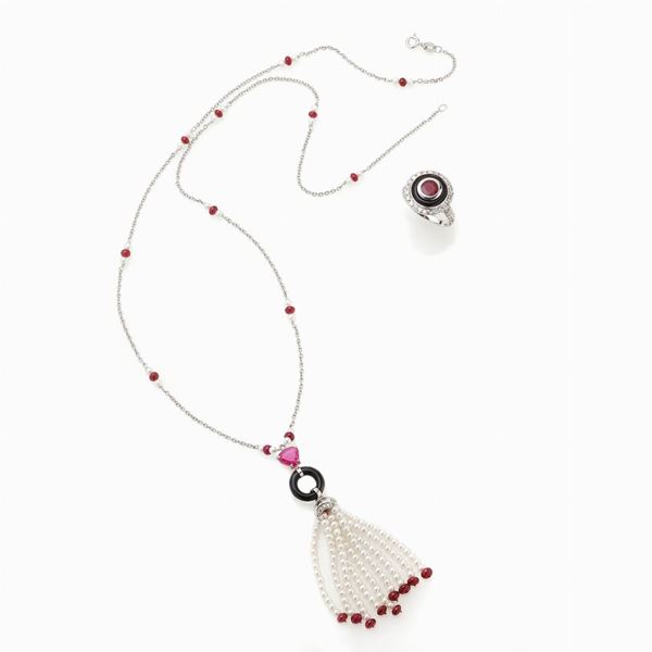 Demi-parure  - Asta GIOIELLI E OROLOGI - Faraone Casa d'Aste