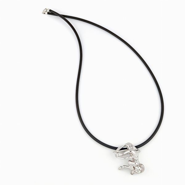 Pendente Sagittario con diamante