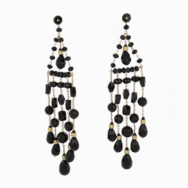 Big drop earrings