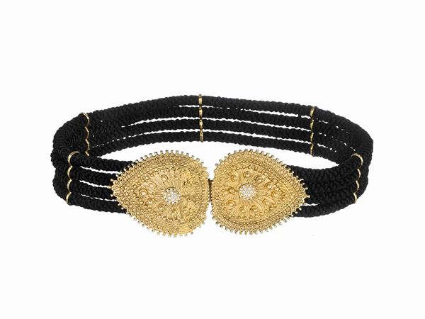 Yves Saint Laurent : Cintura elastica  - Asta LUXURY GOODS - Faraone Casa d'Aste