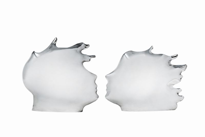 Coppia Vasi in Argento De Vecchi