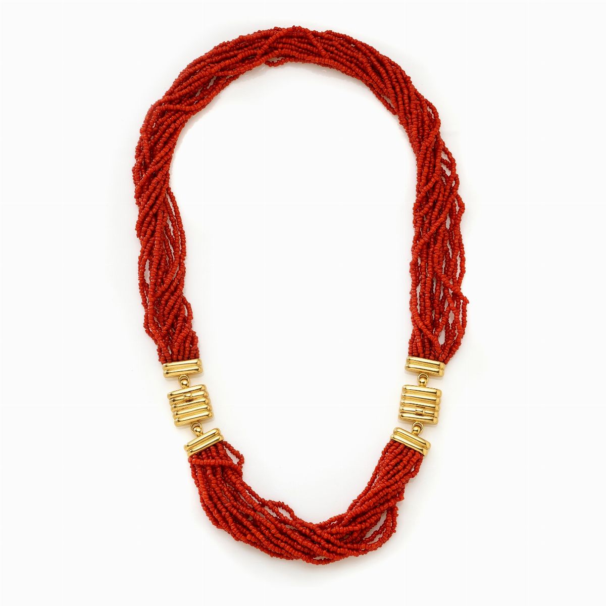 Collana e Bracciale Multifilo Coralli