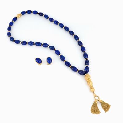 Demi-parure in Lapislazzuli