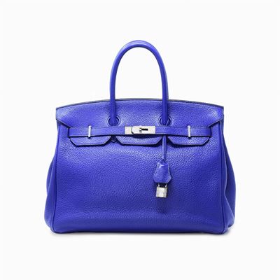 Birkin 35 Blue Electric Togo