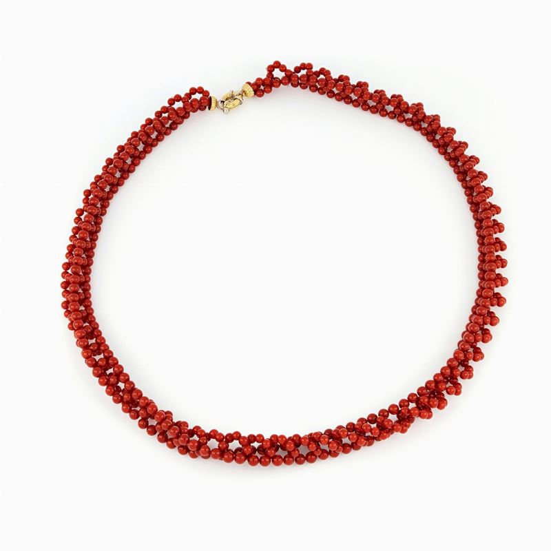 Collana di Corallo Rosso