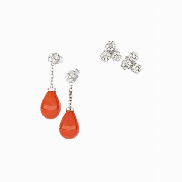 Lot consisting of earrings