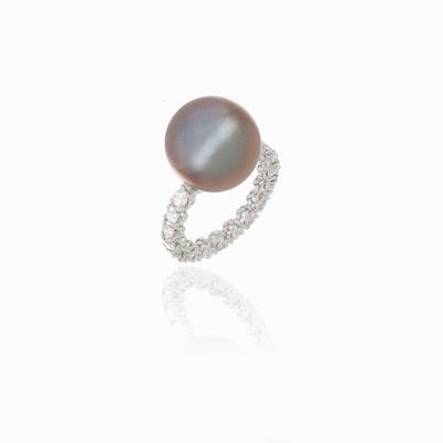 Anello Eternelle e Perla Tahiti
