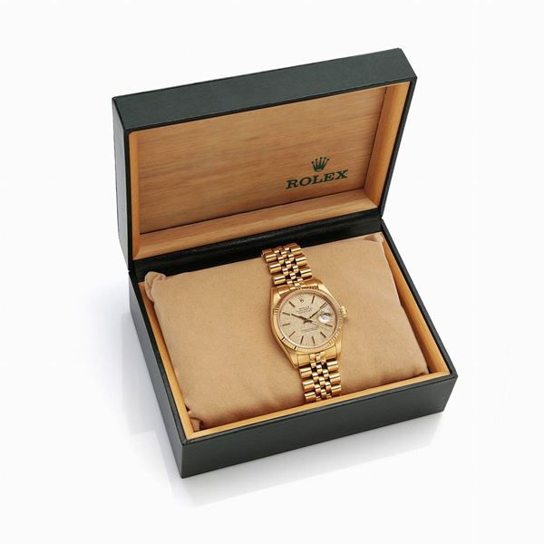 Rolex : Rolex Datejust in oro  - Asta GIOIELLI, OROLOGI E VINTAGE LUXURY GOODS - Faraone Casa d'Aste