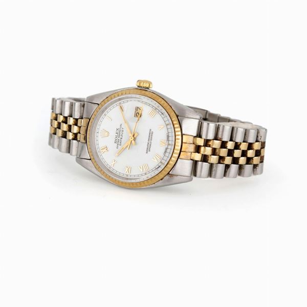 Rolex : Rolex Datejust acciaio e oro  - Asta GIOIELLI, OROLOGI E VINTAGE LUXURY GOODS - Faraone Casa d'Aste