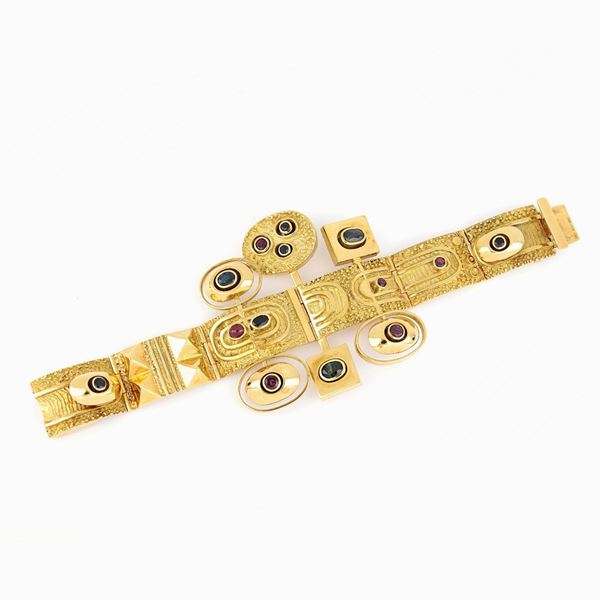 Geometric bracelet made by Giorgio Facchini
