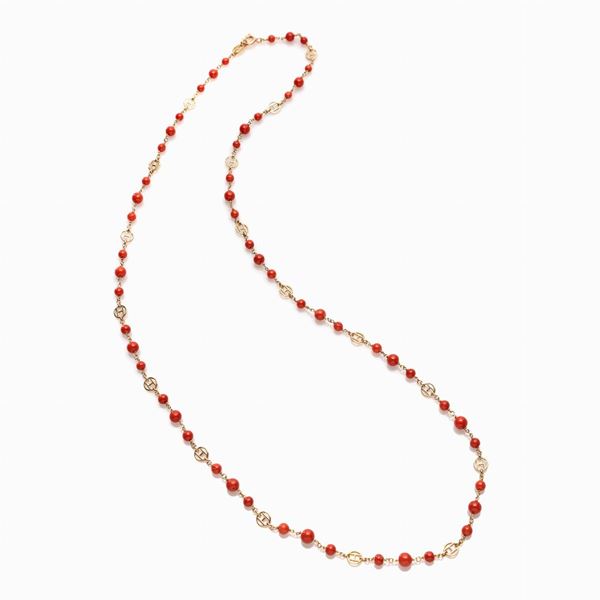 Hermes - Necklace with coral attributable to Herm&#232;s 