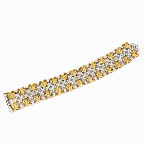Bracciale con diamanti  - Asta GIOIELLI, OROLOGI E VINTAGE LUXURY GOODS - Faraone Casa d'Aste