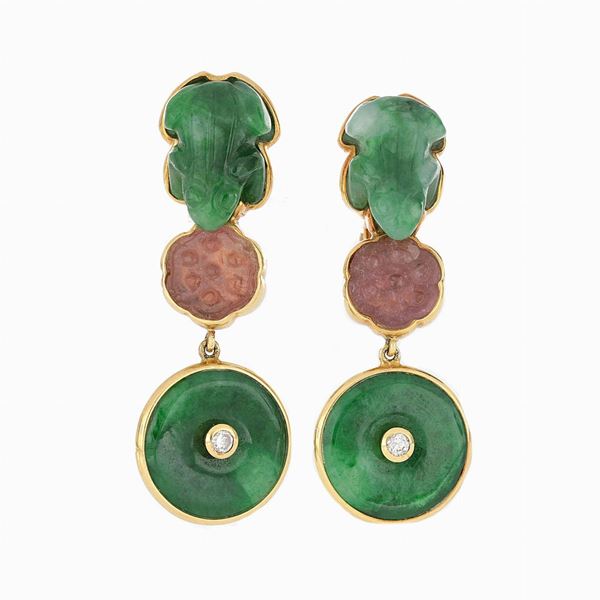 Drop earrings