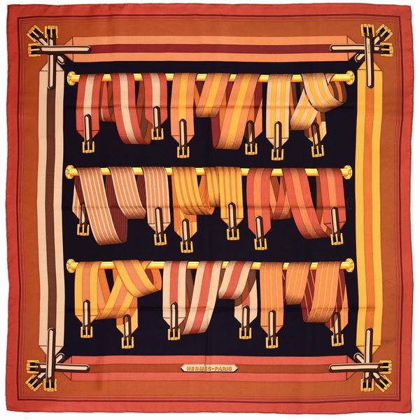 Hermes - Herm&#232;s Les Sangles d&#39;&#233;quitation scarf