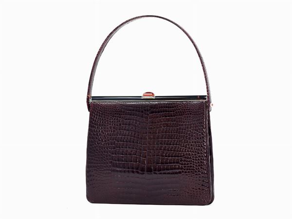 Vintage crocodyle hand bag