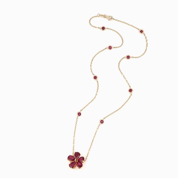 Faraone - Pendentif a fiore firmato Faraone