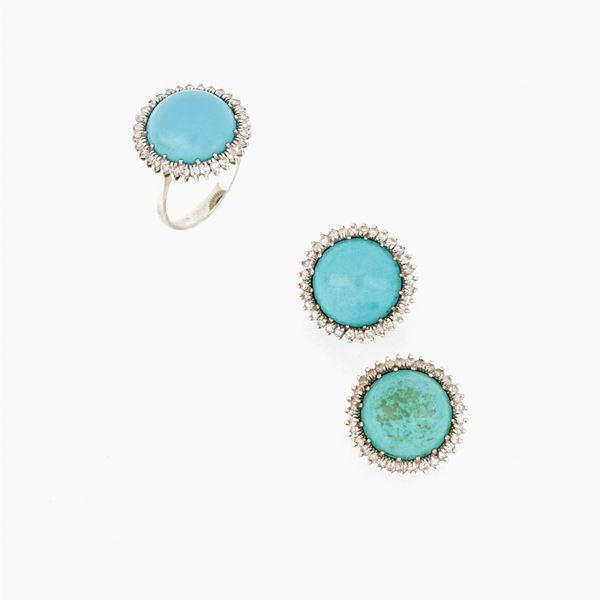 Parure with turquoise