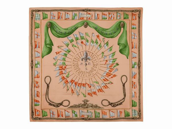 Gucci - Gucci Compass Signals scarf