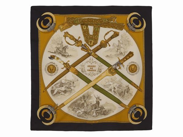 Hermes - Hermès Armes de Chasse scarf
