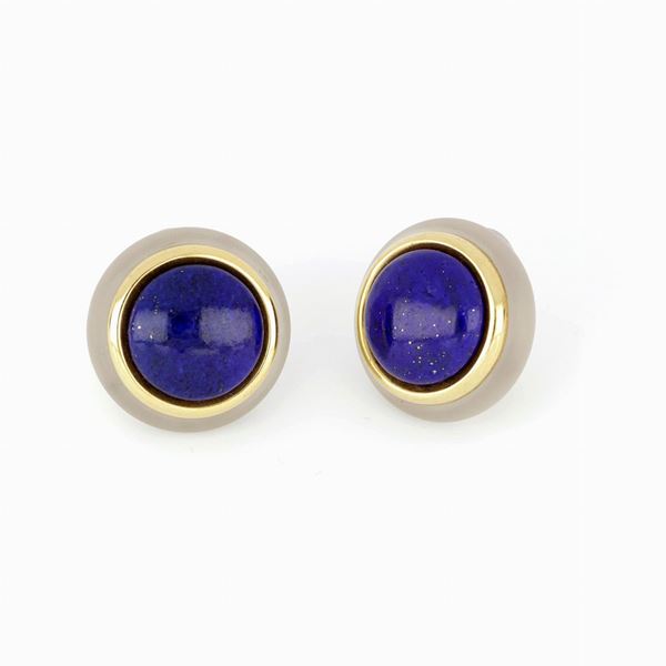Button earrings