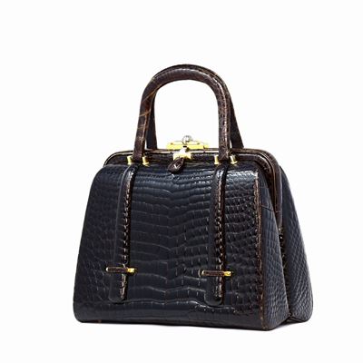 Borsa Vintage in Coccodrillo