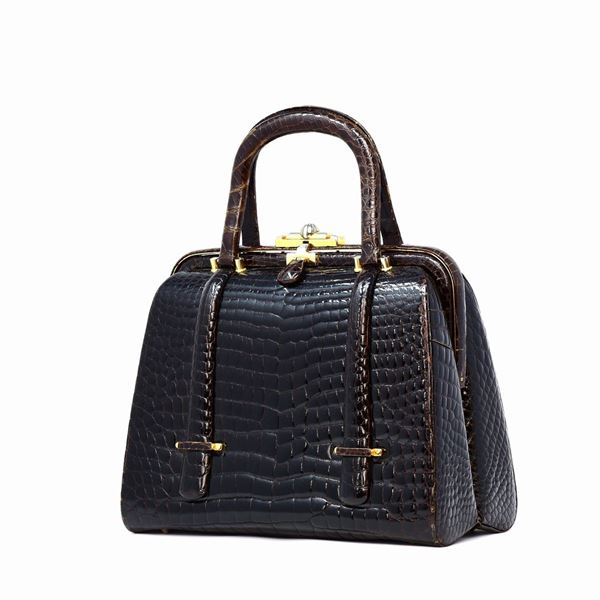 Vintage crocodile handbag