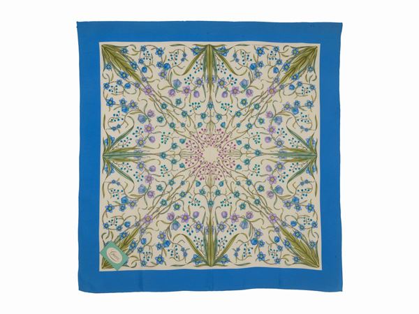 Gucci : Foulard Gucci floreale, V. Accornero  - Asta GIOIELLI, OROLOGI E LUXURY GOODS - Faraone Casa d'Aste