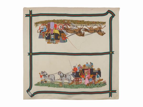 Gucci - Gucci Diligenze scarf, V. Accornero