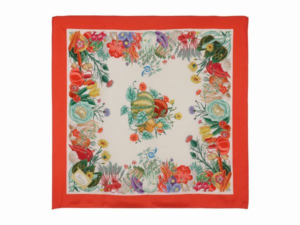 Gucci - Foulard Gucci Ortaggi piccolo e grande, V. Accornero