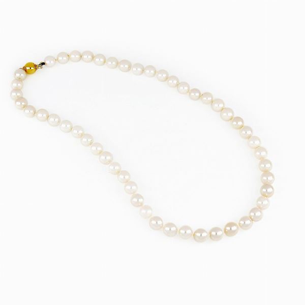 Pearl necklace signed Merù  - Auction GIOIELLI E OROLOGI - Faraone Casa d'Aste