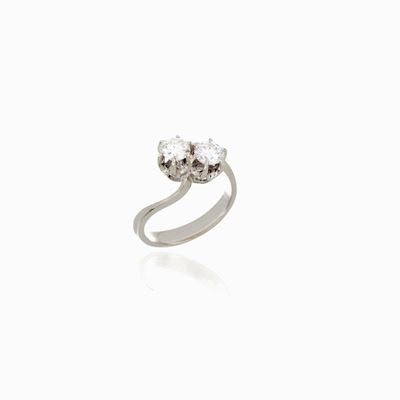 Anello Contrariè con Diamanti