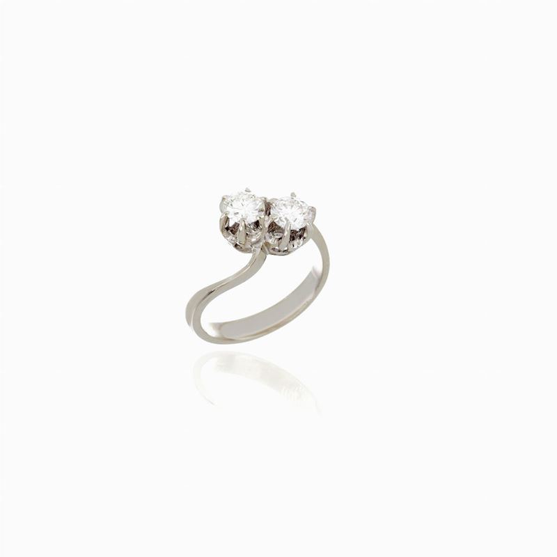 Anello Contrariè con Diamanti