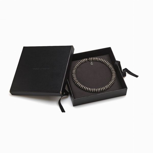 Armani : Armani choker with original box  - Auction GIOIELLI, OROLOGI E VINTAGE LUXURY GOODS - Faraone Casa d'Aste
