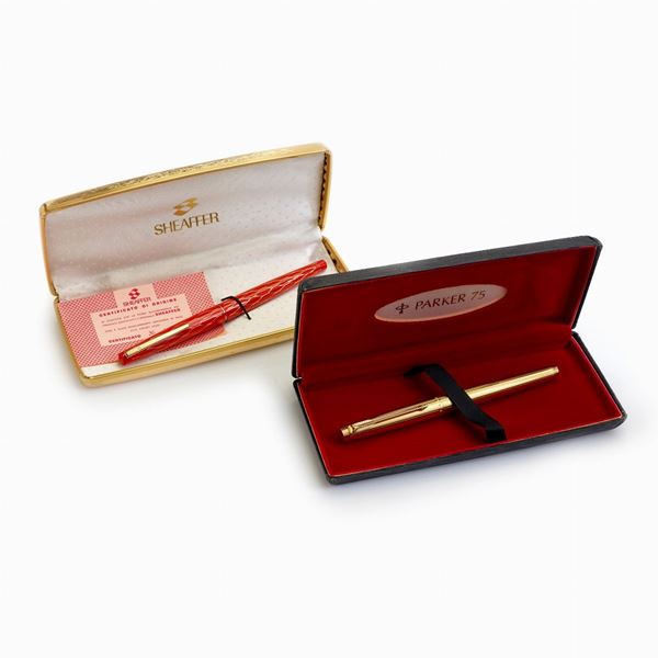 Lot composed of the fountain pens