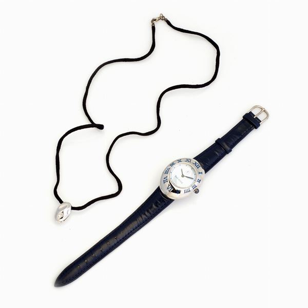 Faraone : Orologio Faraone argento con ciondolo Faraone  - Asta GIOIELLI, OROLOGI E LUXURY GOODS - Faraone Casa d'Aste