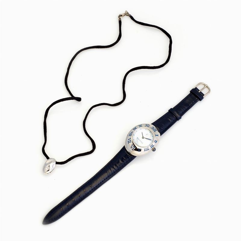 Orologio Faraone Argento con Ciondolo Faraone