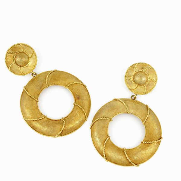 Orecchini oro giallo
