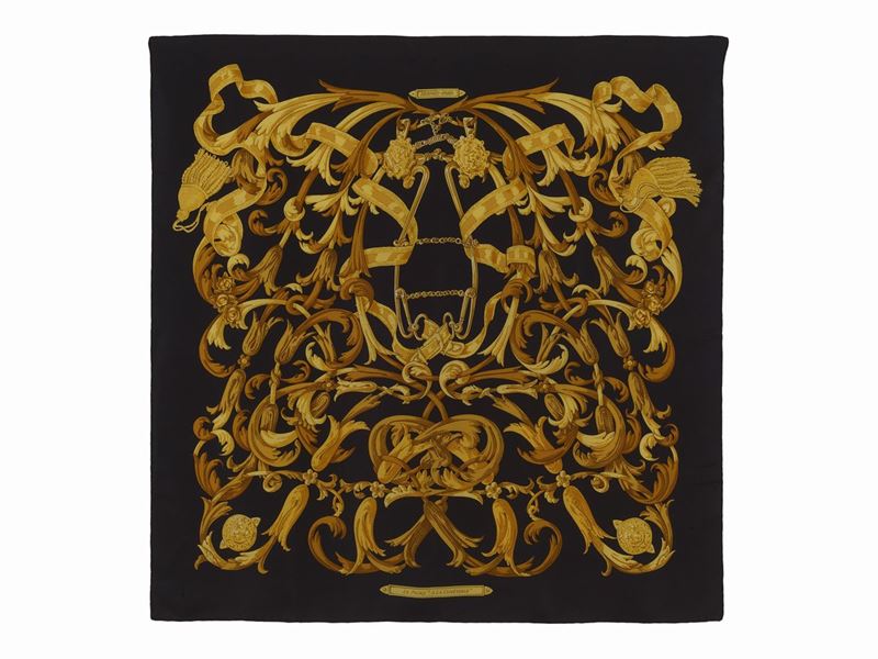 Hermes - Foulard Hermès Les Mors a la Conétable