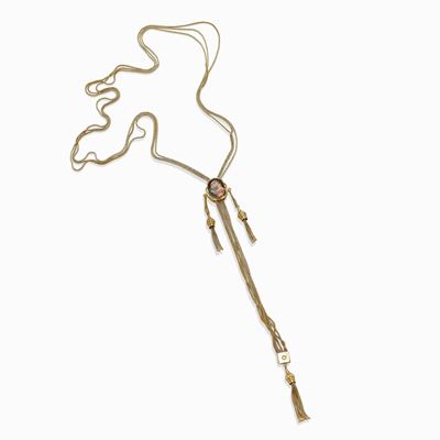 Collana in Oro con Bussolotto Scorrevole