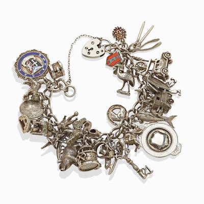 Bracciale Charms Argento