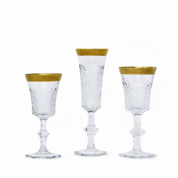 Servizio 12 bicchieri Baccarat  - Asta GIOIELLI, OROLOGI E LUXURY GOODS - Faraone Casa d'Aste