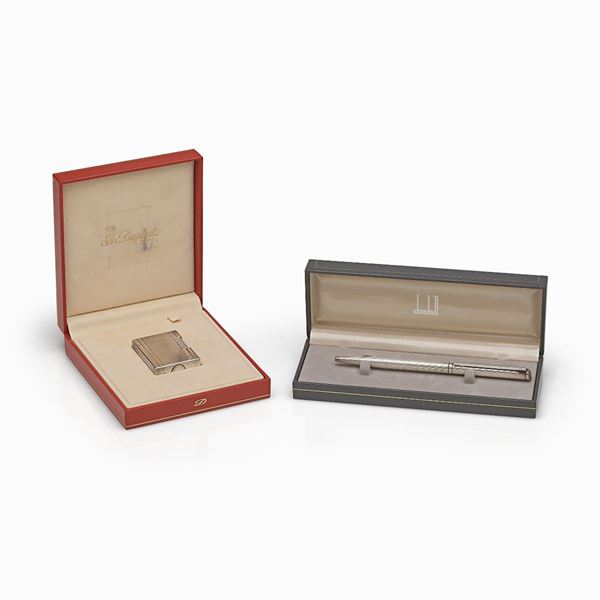 Dunhill ball pen and S.T. Dupont lighter  - Auction GIOIELLI, OROLOGI E VINTAGE LUXURY GOODS - Faraone Casa d'Aste
