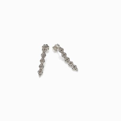 Orecchini in Oro Bianco e Diamanti